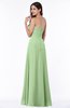 Glamorous A-line Strapless Zip up Floor Length Pleated Plus Size Bridesmaid Dresses