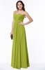 Glamorous A-line Strapless Zip up Floor Length Pleated Plus Size Bridesmaid Dresses