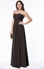 Glamorous A-line Strapless Zip up Floor Length Pleated Plus Size Bridesmaid Dresses