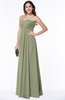 Glamorous A-line Strapless Zip up Floor Length Pleated Plus Size Bridesmaid Dresses