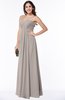 Glamorous A-line Strapless Zip up Floor Length Pleated Plus Size Bridesmaid Dresses