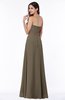 Glamorous A-line Strapless Zip up Floor Length Pleated Plus Size Bridesmaid Dresses