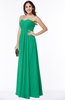 Glamorous A-line Strapless Zip up Floor Length Pleated Plus Size Bridesmaid Dresses