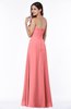 Glamorous A-line Strapless Zip up Floor Length Pleated Plus Size Bridesmaid Dresses
