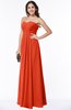 Glamorous A-line Strapless Zip up Floor Length Pleated Plus Size Bridesmaid Dresses