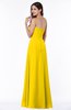 Glamorous A-line Strapless Zip up Floor Length Pleated Plus Size Bridesmaid Dresses