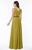 Simple A-line V-neck Chiffon Floor Length Bow Plus Size Bridesmaid Dresses