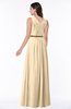 Simple A-line V-neck Chiffon Floor Length Bow Plus Size Bridesmaid Dresses