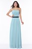 Classic Strapless Half Backless Chiffon Pleated Plus Size Bridesmaid Dresses