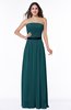 Classic Strapless Half Backless Chiffon Pleated Plus Size Bridesmaid Dresses