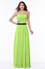 Classic Strapless Half Backless Chiffon Pleated Plus Size Bridesmaid Dresses