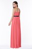 Classic Strapless Half Backless Chiffon Pleated Plus Size Bridesmaid Dresses