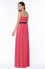 Classic Strapless Half Backless Chiffon Pleated Plus Size Bridesmaid Dresses