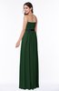 Classic Strapless Half Backless Chiffon Pleated Plus Size Bridesmaid Dresses