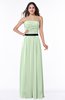 Classic Strapless Half Backless Chiffon Pleated Plus Size Bridesmaid Dresses
