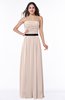 Classic Strapless Half Backless Chiffon Pleated Plus Size Bridesmaid Dresses