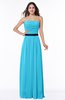 Classic Strapless Half Backless Chiffon Pleated Plus Size Bridesmaid Dresses