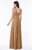 Traditional A-line Sleeveless Zipper Chiffon Flower Bridesmaid Dresses
