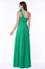 Traditional A-line Sleeveless Zipper Chiffon Flower Bridesmaid Dresses