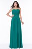 Modern A-line Strapless Sleeveless Chiffon Plus Size Bridesmaid Dresses