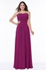 Modern A-line Strapless Sleeveless Chiffon Plus Size Bridesmaid Dresses