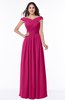 Traditional A-line Sleeveless Chiffon Floor Length Plus Size Bridesmaid Dresses