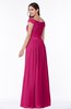 Traditional A-line Sleeveless Chiffon Floor Length Plus Size Bridesmaid Dresses