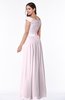 Traditional A-line Sleeveless Chiffon Floor Length Plus Size Bridesmaid Dresses