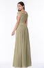 Traditional A-line Sleeveless Chiffon Floor Length Plus Size Bridesmaid Dresses