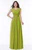 Traditional A-line Sleeveless Chiffon Floor Length Plus Size Bridesmaid Dresses