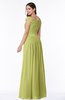 Traditional A-line Sleeveless Chiffon Floor Length Plus Size Bridesmaid Dresses