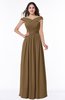 Traditional A-line Sleeveless Chiffon Floor Length Plus Size Bridesmaid Dresses