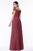 Traditional A-line Sleeveless Chiffon Floor Length Plus Size Bridesmaid Dresses