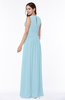 Elegant A-line Sleeveless Zipper Chiffon Plus Size Bridesmaid Dresses