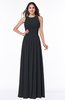 Elegant A-line Sleeveless Zipper Chiffon Plus Size Bridesmaid Dresses