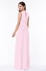 Elegant A-line Sleeveless Zipper Chiffon Plus Size Bridesmaid Dresses