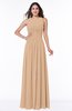 Elegant A-line Sleeveless Zipper Chiffon Plus Size Bridesmaid Dresses
