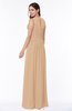 Elegant A-line Sleeveless Zipper Chiffon Plus Size Bridesmaid Dresses