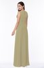 Elegant A-line Sleeveless Zipper Chiffon Plus Size Bridesmaid Dresses