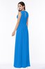 Elegant A-line Sleeveless Zipper Chiffon Plus Size Bridesmaid Dresses