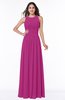 Elegant A-line Sleeveless Zipper Chiffon Plus Size Bridesmaid Dresses