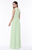 Elegant A-line Sleeveless Zipper Chiffon Plus Size Bridesmaid Dresses