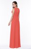 Elegant A-line Sleeveless Zipper Chiffon Plus Size Bridesmaid Dresses