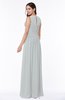 Elegant A-line Sleeveless Zipper Chiffon Plus Size Bridesmaid Dresses