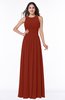 Elegant A-line Sleeveless Zipper Chiffon Plus Size Bridesmaid Dresses