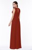 Elegant A-line Sleeveless Zipper Chiffon Plus Size Bridesmaid Dresses