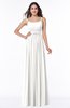 Glamorous A-line Sleeveless Half Backless Chiffon Floor Length Plus Size Bridesmaid Dresses