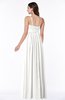 Glamorous A-line Sleeveless Half Backless Chiffon Floor Length Plus Size Bridesmaid Dresses