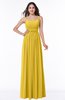 Glamorous A-line Sleeveless Half Backless Chiffon Floor Length Plus Size Bridesmaid Dresses