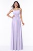 Glamorous A-line Sleeveless Half Backless Chiffon Floor Length Plus Size Bridesmaid Dresses